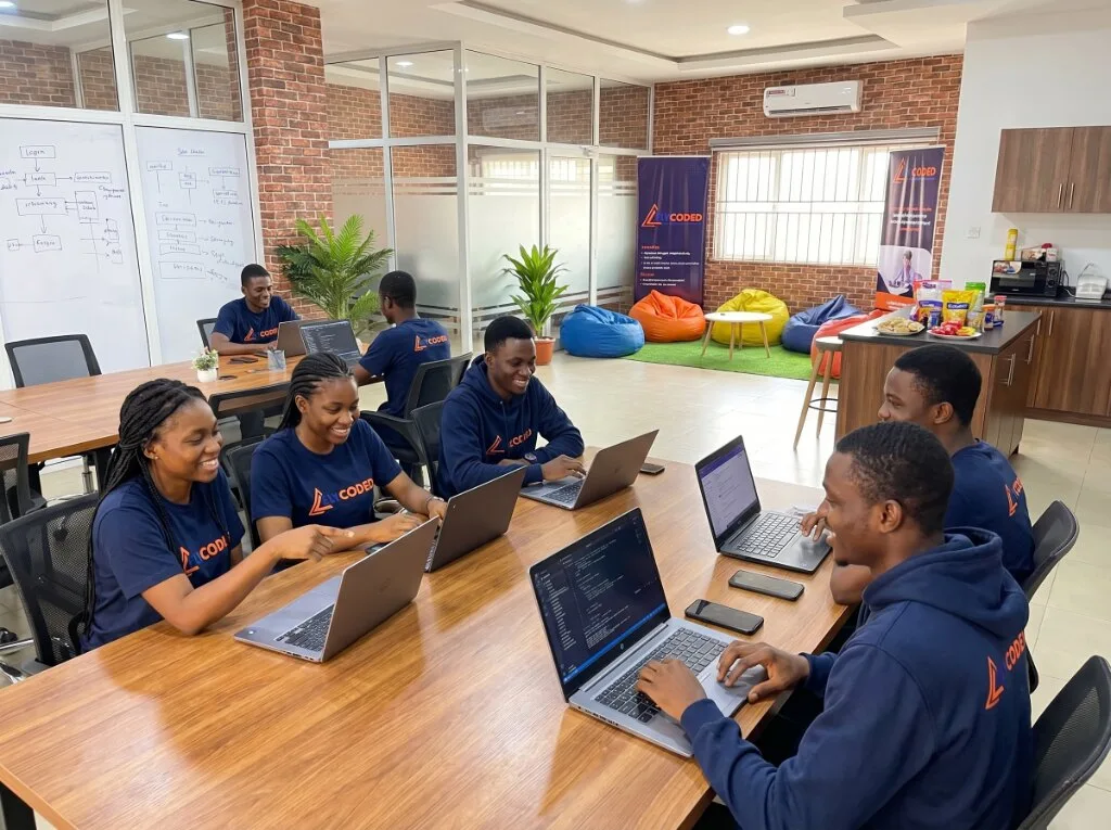 Flycoded learners in a practical digital skills class